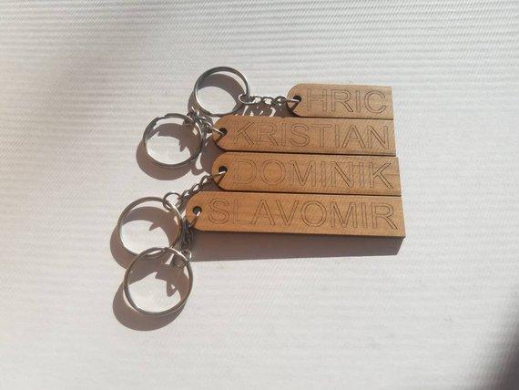 Laser Engraved Key Chain