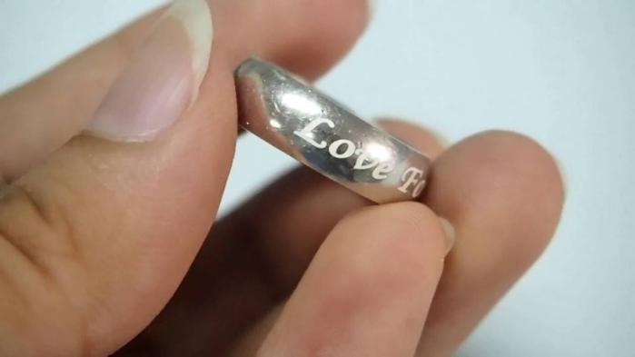 Laser Engrave on Ring